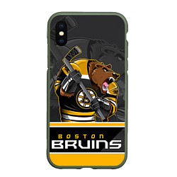 Чехол iPhone XS Max матовый Boston Bruins