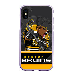 Чехол iPhone XS Max матовый Boston Bruins