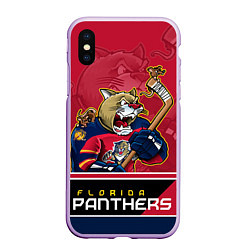 Чехол iPhone XS Max матовый Florida Panthers