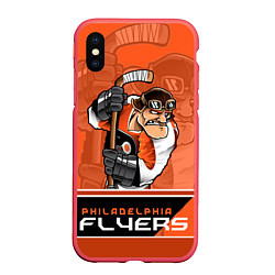 Чехол iPhone XS Max матовый Philadelphia Flyers