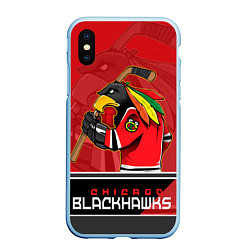 Чехол iPhone XS Max матовый Chicago Blackhawks