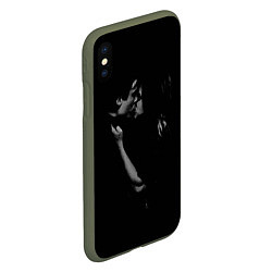 Чехол iPhone XS Max матовый Vampire Love, цвет: 3D-темно-зеленый — фото 2