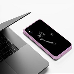 Чехол iPhone XS Max матовый Vampire Love, цвет: 3D-сиреневый — фото 2