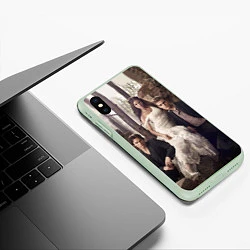 Чехол iPhone XS Max матовый Vampire Queen, цвет: 3D-салатовый — фото 2