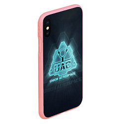 Чехол iPhone XS Max матовый Union Aerospace corporation, цвет: 3D-баблгам — фото 2