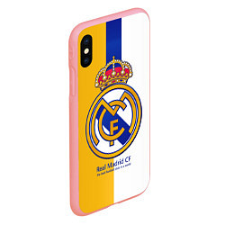 Чехол iPhone XS Max матовый Real Madrid CF, цвет: 3D-баблгам — фото 2