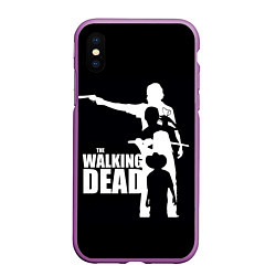 Чехол iPhone XS Max матовый Walking Dead: Family