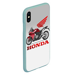 Чехол iPhone XS Max матовый Honda 2, цвет: 3D-мятный — фото 2