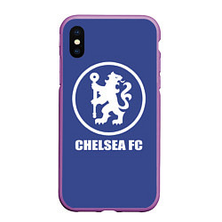 Чехол iPhone XS Max матовый Chelsea FC