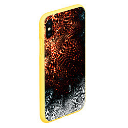 Чехол iPhone XS Max матовый Technology, цвет: 3D-желтый — фото 2