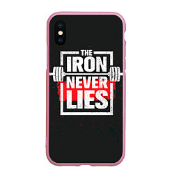 Чехол iPhone XS Max матовый The iron never lies