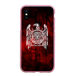 Чехол iPhone XS Max матовый Slayer: Blooded Eagle