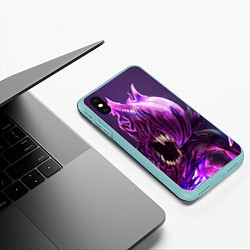 Чехол iPhone XS Max матовый Bane, цвет: 3D-мятный — фото 2