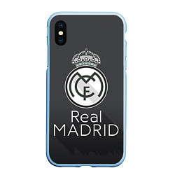 Чехол iPhone XS Max матовый Real Madrid