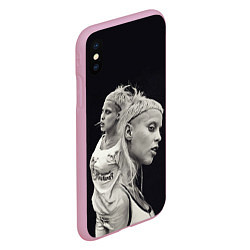 Чехол iPhone XS Max матовый Die Antwoord: Black Girl, цвет: 3D-розовый — фото 2