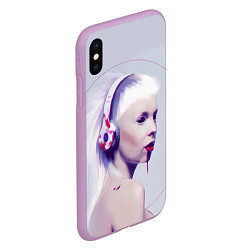Чехол iPhone XS Max матовый Die Antwoord: Wild Eyes, цвет: 3D-сиреневый — фото 2