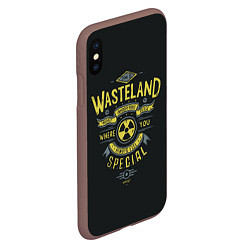 Чехол iPhone XS Max матовый Come to Wasteland, цвет: 3D-коричневый — фото 2