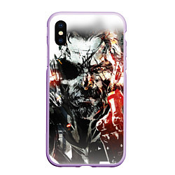 Чехол iPhone XS Max матовый Metal gear solid 5