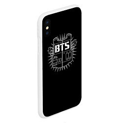 Чехол iPhone XS Max матовый BTS: J hope, цвет: 3D-белый — фото 2