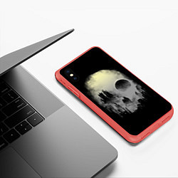 Чехол iPhone XS Max матовый Мертвый туман, цвет: 3D-красный — фото 2