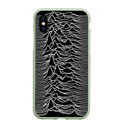 Чехол iPhone XS Max матовый Joy Division: Unknown Pleasures