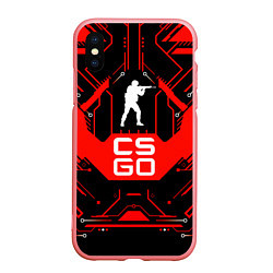 Чехол iPhone XS Max матовый CS:GO Techno Style