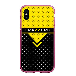 Чехол iPhone XS Max матовый Brazzers Style
