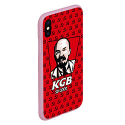 Чехол iPhone XS Max матовый KGB: So Good, цвет: 3D-розовый — фото 2