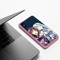 Чехол iPhone XS Max матовый Konno Yūki3, цвет: 3D-малиновый — фото 2