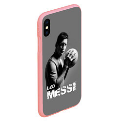 Чехол iPhone XS Max матовый Leo Messi, цвет: 3D-баблгам — фото 2