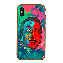 Чехол iPhone XS Max матовый Dali Art