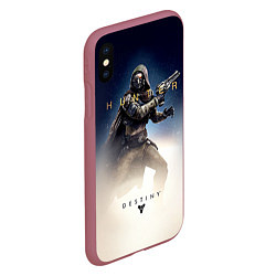 Чехол iPhone XS Max матовый Destiny: Hunter, цвет: 3D-малиновый — фото 2