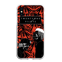 Чехол iPhone XS Max матовый Twenty One Pilots