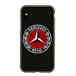 Чехол iPhone XS Max матовый Mercedes-Benz