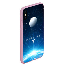 Чехол iPhone XS Max матовый Destiny Space, цвет: 3D-розовый — фото 2