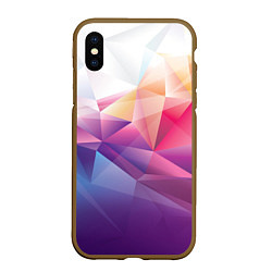 Чехол iPhone XS Max матовый Абстракция