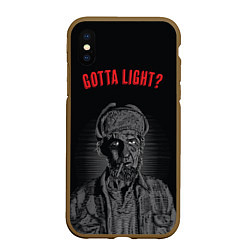 Чехол iPhone XS Max матовый Gotta light?