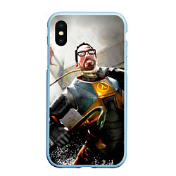 Чехол iPhone XS Max матовый Freeman