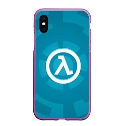 Чехол iPhone XS Max матовый Half-Life: Blue Focus