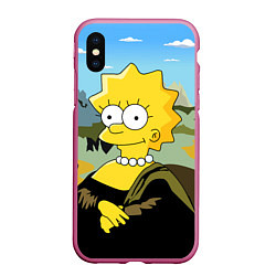 Чехол iPhone XS Max матовый Mona Liza