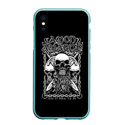 Чехол iPhone XS Max матовый Amon Amarth: Trio Skulls