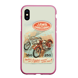 Чехол iPhone XS Max матовый JAWA