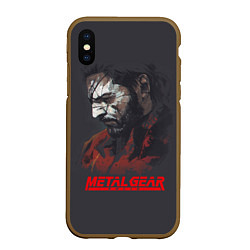 Чехол iPhone XS Max матовый Metal Gear Solid