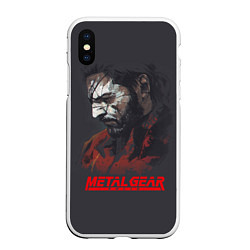 Чехол iPhone XS Max матовый Metal Gear Solid