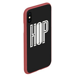 Чехол iPhone XS Max матовый Hip-Hop Inside, цвет: 3D-красный — фото 2