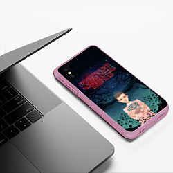 Чехол iPhone XS Max матовый Forest Boy, цвет: 3D-розовый — фото 2