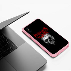 Чехол iPhone XS Max матовый MIW Skull, цвет: 3D-баблгам — фото 2