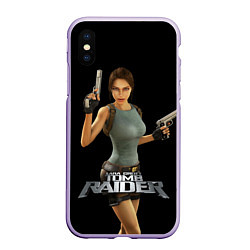 Чехол iPhone XS Max матовый TOMB RAIDER