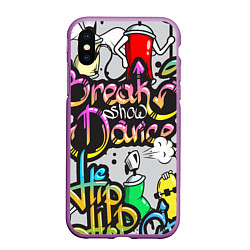 Чехол iPhone XS Max матовый Break Show Dance