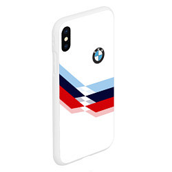 Чехол iPhone XS Max матовый BMW БМВ WHITE, цвет: 3D-белый — фото 2